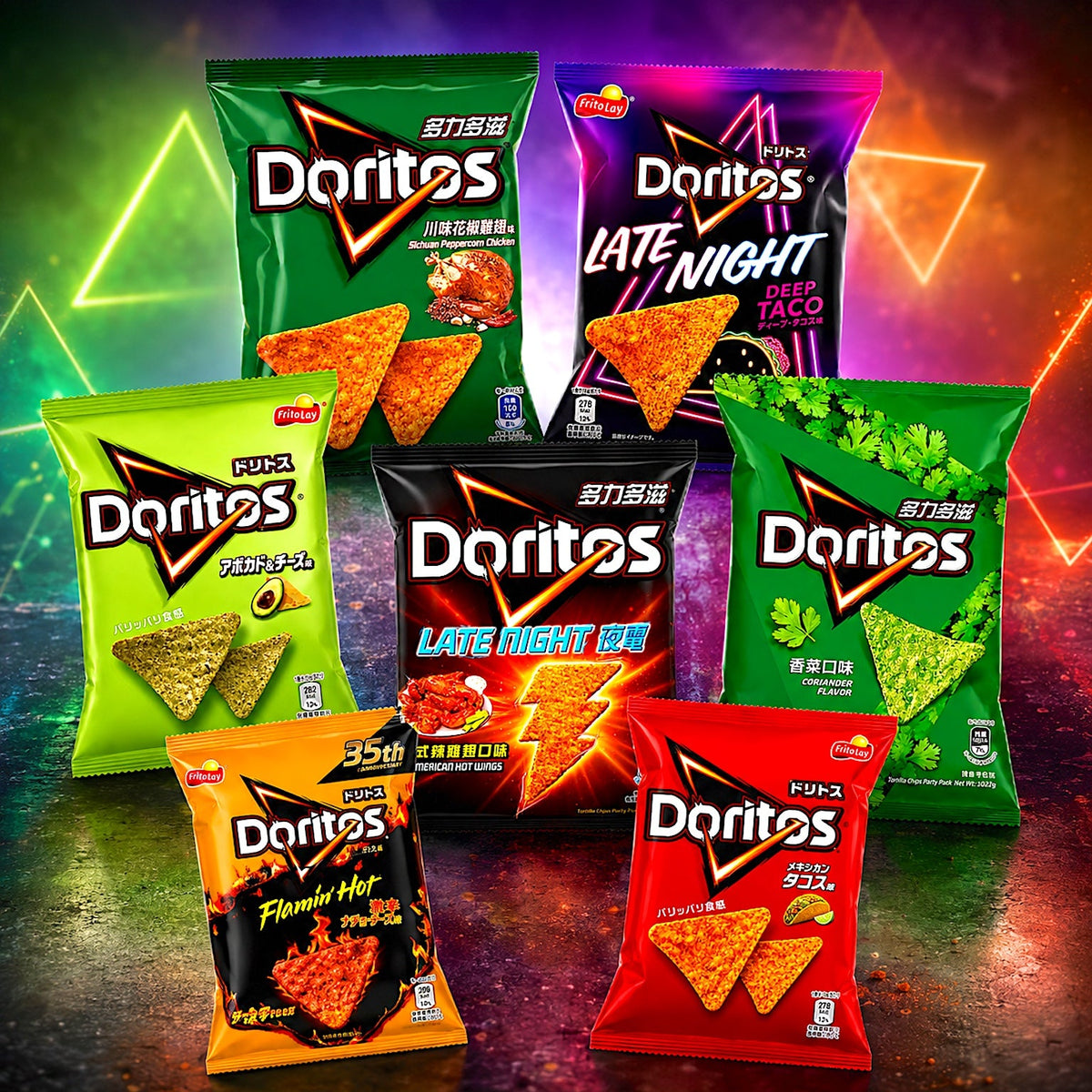 Exotic Asian Doritos Flavors